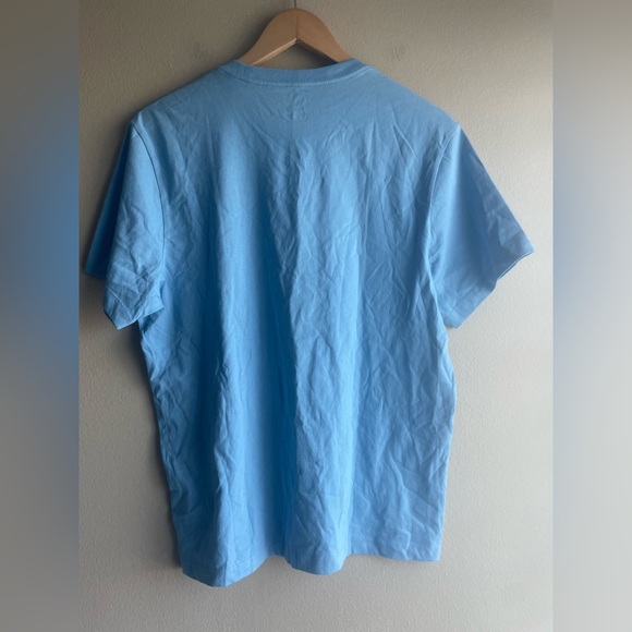 New J.Crew Washed Men Blue T Shirt Size Medium - Picture 3 of 8